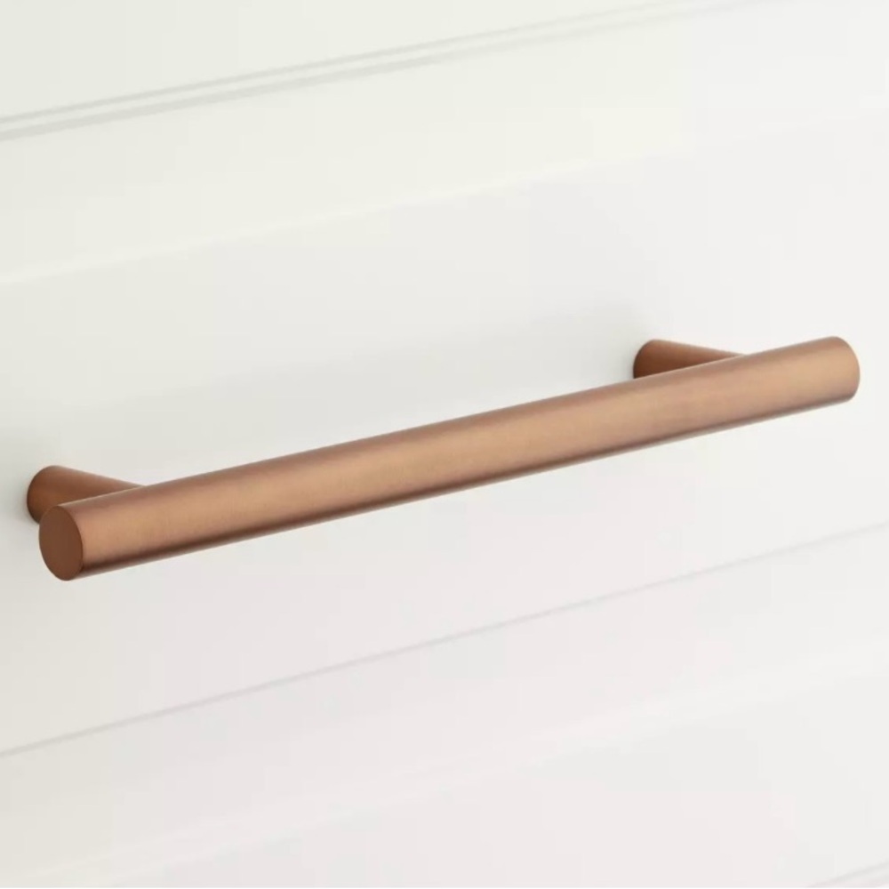 Signature Hardware - 6" Avignon Solid Brass Cabinet Pull - Oil Rubbed Bronze